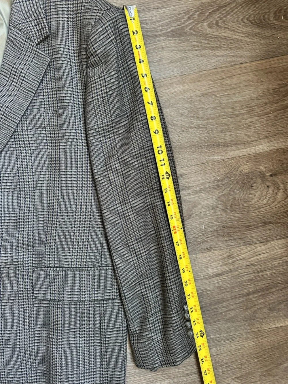 Meeting‎ Street Men’s Plaid Blazer Glen Check 2 Button Sport Coat Classic Fit